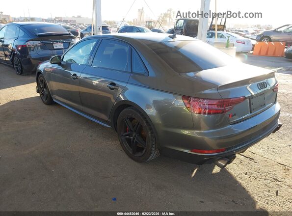 WAUB4AF42JA063428 2018 AUDI S4 Серый Задняя левая четверть