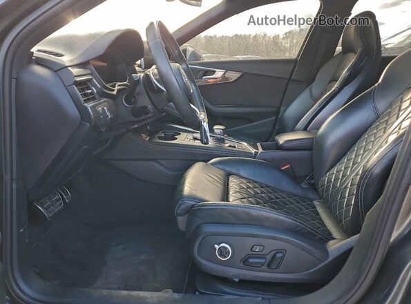 WAUB4AF42KA085379 2019 AUDI S4 Gray Vista interior delantera