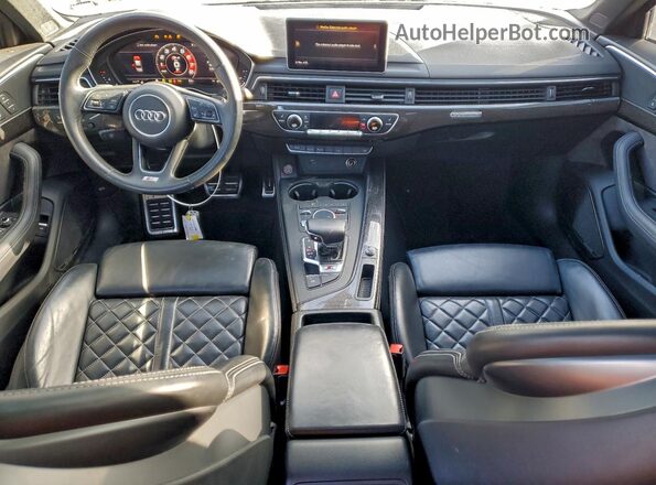 WAUB4AF42KA085379 2019 AUDI S4 Gray Vista del salpicadero