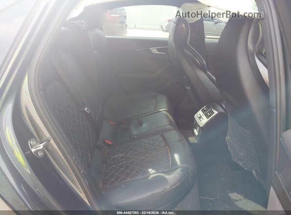 WAUB4AF46JA014152 2018 AUDI S4 Gray VIN კოდის სტიკერის ხედი