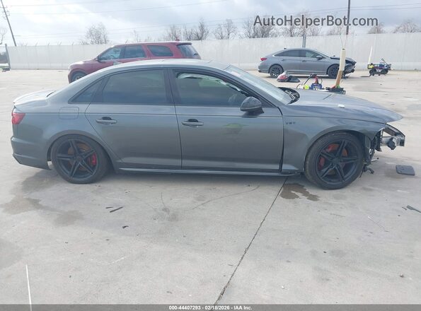 WAUB4AF46JA014152 2018 AUDI S4 Gray უკანა სალონის ხედი