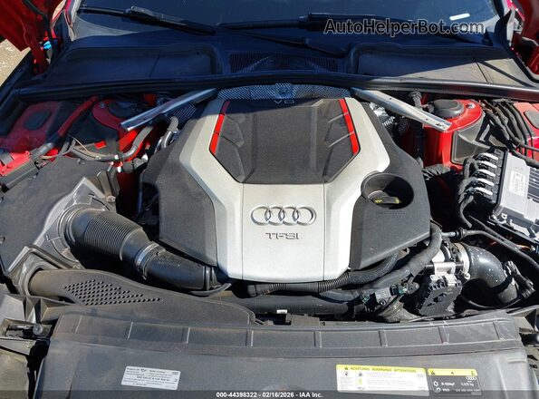 WAUB4AF46KA104659 2019 AUDI S4 Red Вид ззаду