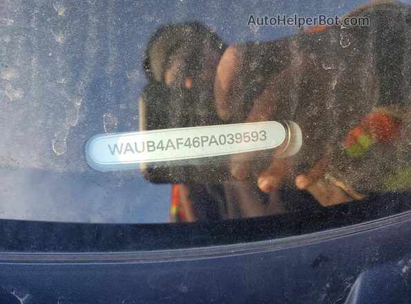 WAUB4AF46PA039593 2023 AUDI S4 Gray Vista del compartimento del motor