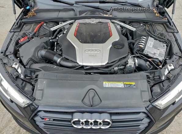 WAUB4AF47KA032340 2019 AUDI S4 Black Widok wnętrza z tyłu