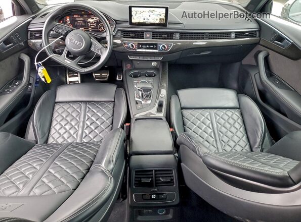 WAUB4AF47KA032340 2019 AUDI S4 Black Widok deski rozdzielczej