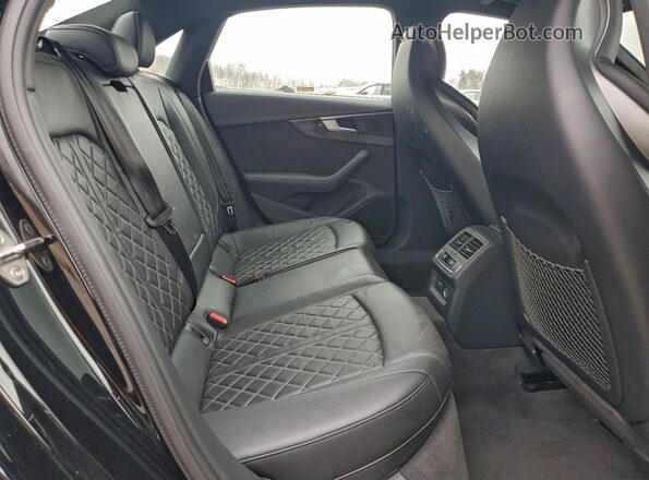 WAUB4AF47KA032340 2019 AUDI S4 Black Widok tylnych siedzeń