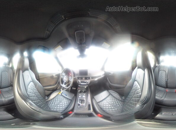 WAUB4AF47KA032340 2019 AUDI S4 Black Widok naklejki z numerem VIN