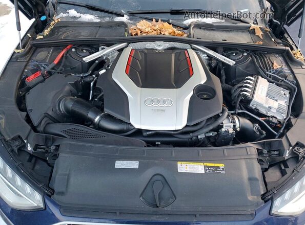 WAUB4AF48LA078258 2020 AUDI S4 Синий Вид задней части салона