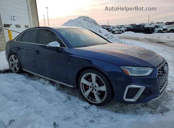 WAUB4AF48LA078258 2020 AUDI S4 Синий Передняя правая четверть
