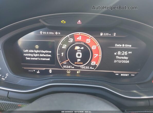 WAUB4AF49JA002660 2018 AUDI S4 Серый Вид задних сидений