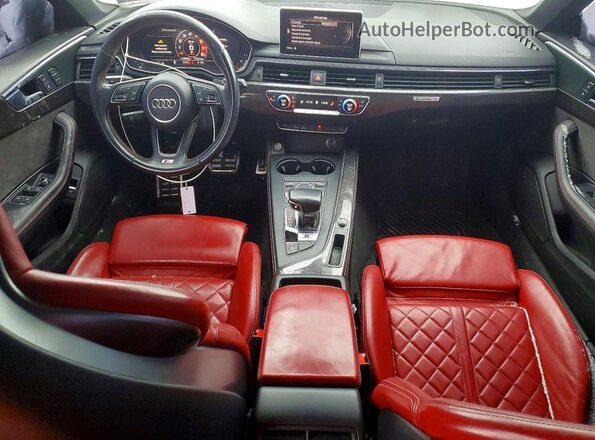 WAUB4CF55JA032128 2018 AUDI S5 Black Widok deski rozdzielczej
