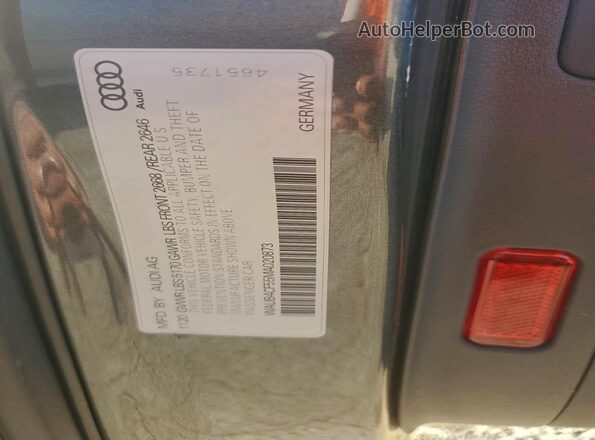 WAUB4CF55MA020873 2021 AUDI S5 Gray Vista del compartimento del motor