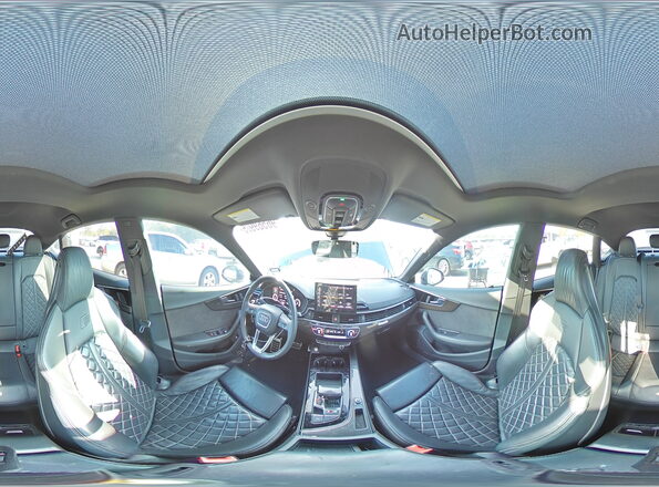 WAUB4CF55MA020873 2021 AUDI S5 Gray Vista de la etiqueta del VIN