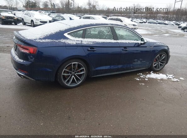 WAUB4CF58KA096052 2019 AUDI S5 Синий Задняя правая четверть