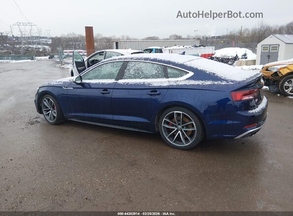 WAUB4CF58KA096052 2019 AUDI S5 Синий Задняя левая четверть