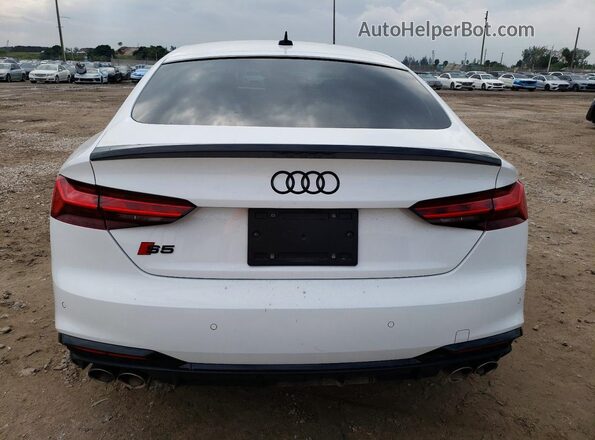 WAUB4CF59NA009196 2022 AUDI S5 White Rear view