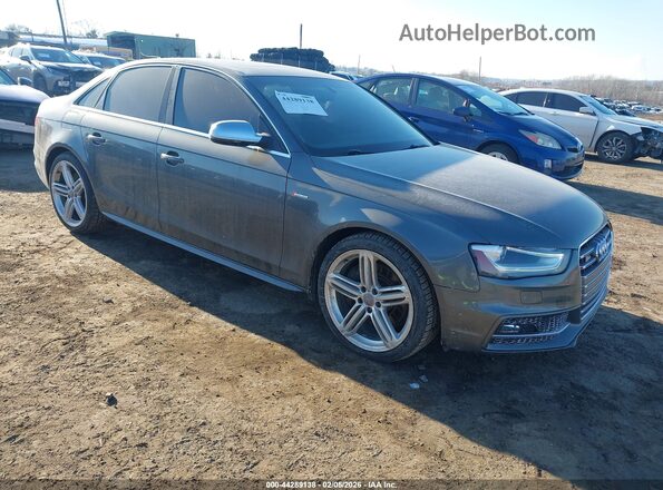 WAUBGAFL6GA011369 2016 AUDI S4 Gray Przód prawy