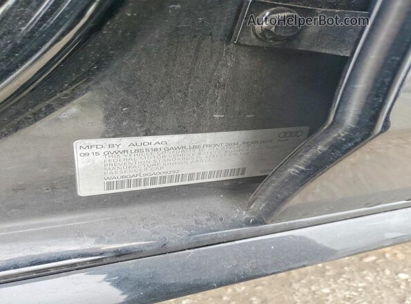 WAUBGAFL9GA009292 2016 AUDI S4 Черный Вид подкапотного пространства
