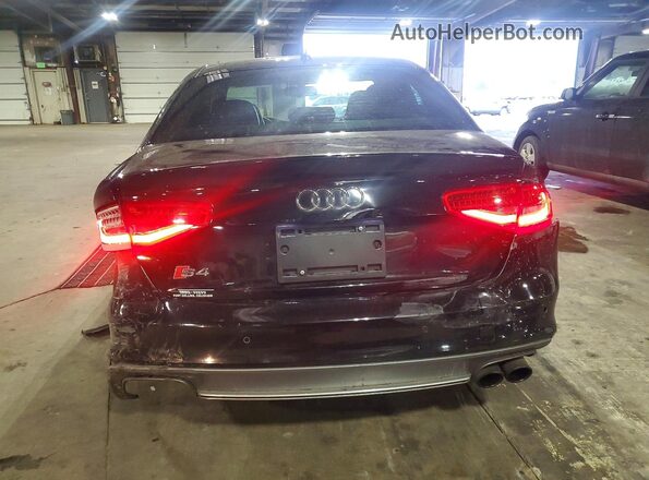 WAUBGAFLXGA010581 2016 AUDI S4 Black Widok z tyłu