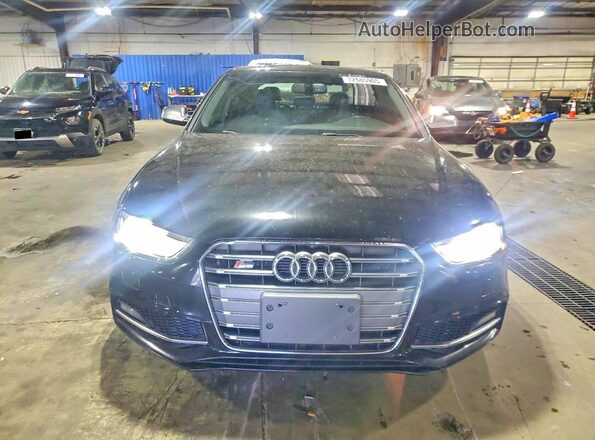 WAUBGAFLXGA010581 2016 AUDI S4 Black Widok z przodu