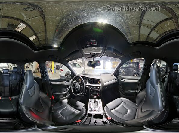 WAUBGAFLXGA010581 2016 AUDI S4 Black Widok naklejki z numerem VIN