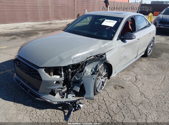 WAUC4AF41NA034612 2022 AUDI S4 Серый Передняя левая четверть