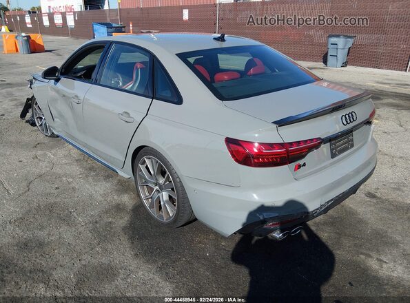 WAUC4AF41NA034612 2022 AUDI S4 Серый Задняя левая четверть