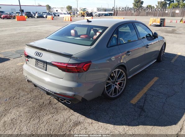 WAUC4AF41NA034612 2022 AUDI S4 Серый Задняя правая четверть