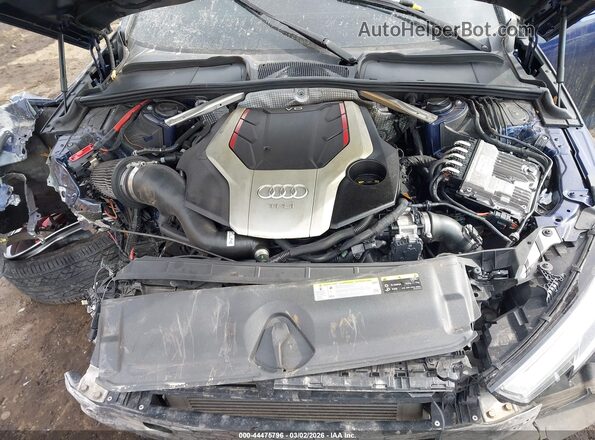 WAUC4AF42JA116083 2018 AUDI S4 Dark Blue Вид сзади