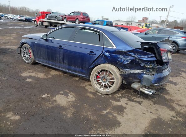 WAUC4AF42JA116083 2018 AUDI S4 Dark Blue Задняя левая четверть
