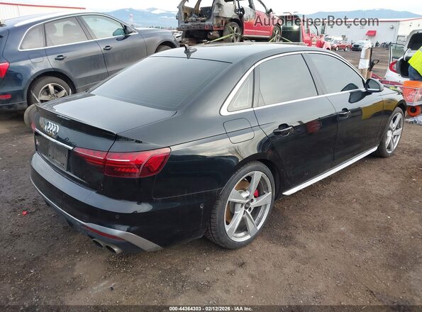 WAUC4AF43NA010103 2022 AUDI S4 Черный Задняя правая четверть