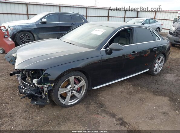 WAUC4AF43NA010103 2022 AUDI S4 Черный Передняя левая четверть