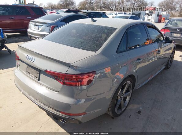 WAUC4AF46KA003450 2019 AUDI S4 Gray Задня права чверть