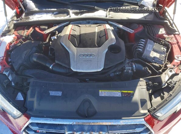WAUC4AF46KA007028 2019 AUDI S4 Red Вид задньої частини салону