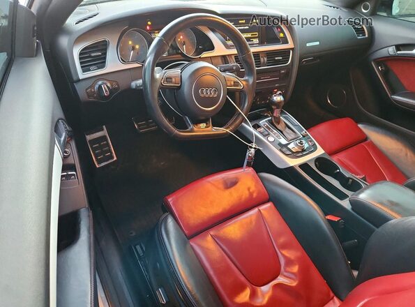WAUC4AFR2HA001487 2017 AUDI S5 White Vista del salpicadero
