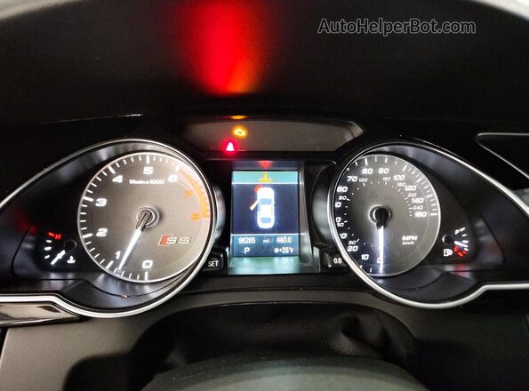 WAUC4AFR5GA026785 2016 AUDI S5 Gray Вид щитка приладів