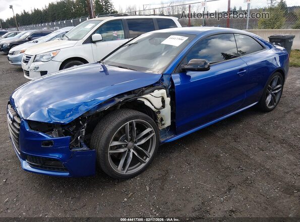 WAUC4AFR9GA028376 2016 AUDI S5 Blue Przód lewy