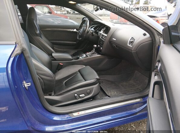 WAUC4AFR9GA028376 2016 AUDI S5 Blue Widok wnętrza z przodu