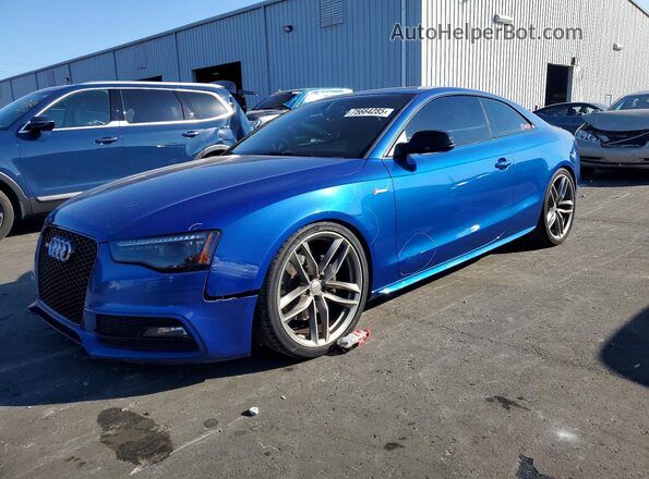 WAUC4AFRXGA038978 2016 AUDI S5 Синий Передняя левая четверть