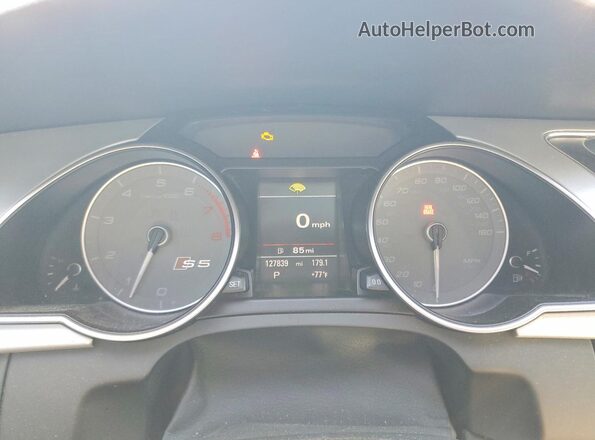 WAUC4AFRXGA038978 2016 AUDI S5 Синий Вид щитка приборов
