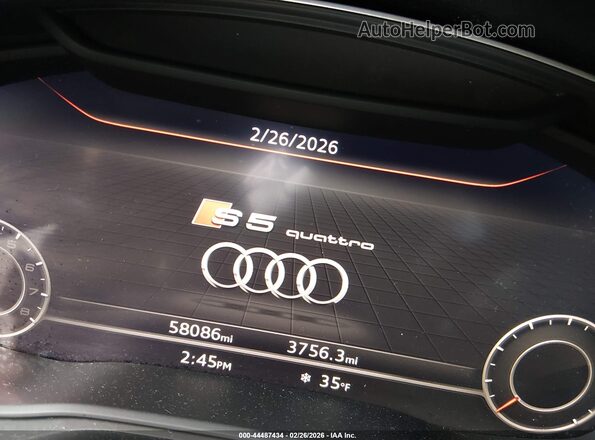 WAUC4CF50KA096891 2019 AUDI S5 Серый 