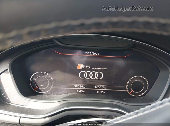 WAUC4CF50KA096891 2019 AUDI S5 Серый Вид задних сидений