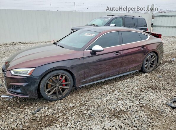 WAUC4CF52JA053197 2018 AUDI S5 Темно-бордовый Передняя левая четверть