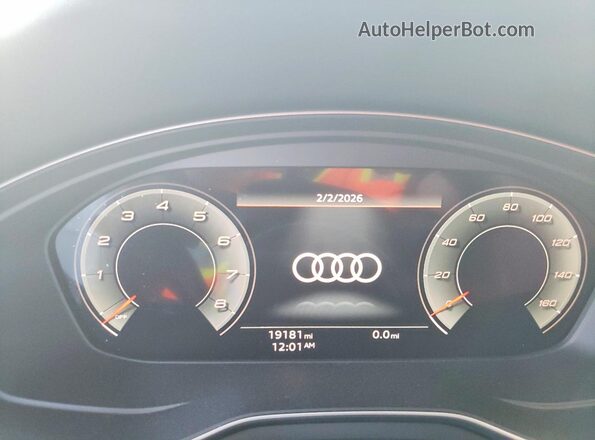 WAUC4CF52NA014244 2022 AUDI S5 White Вид щитка приладів