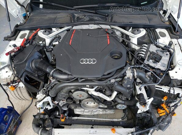 WAUC4CF52NA014244 2022 AUDI S5 White Вид задньої частини салону