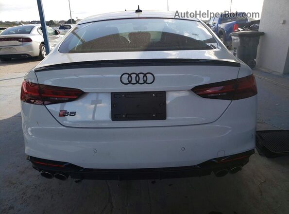 WAUC4CF52NA014244 2022 AUDI S5 White Вид ззаду