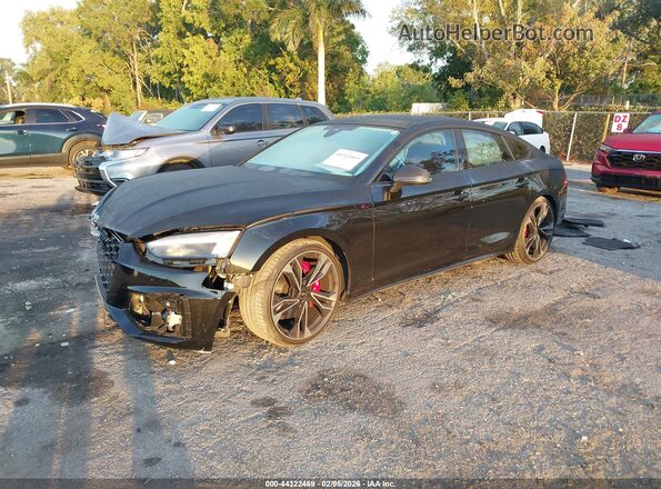 WAUC4CF55SA007140 2025 AUDI S5 Черный Передняя левая четверть