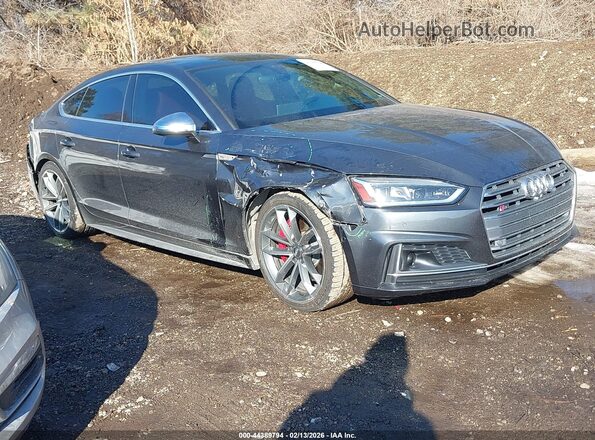 WAUC4CF58KA003163 2019 AUDI S5 Серый Передняя правая четверть