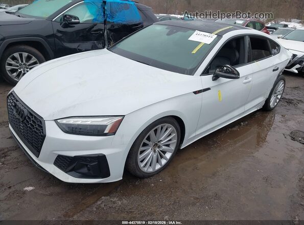 WAUC4CF58MA013047 2021 AUDI S5 Белый Передняя левая четверть