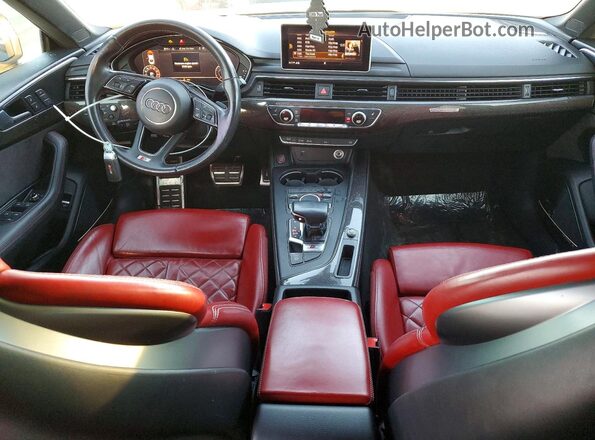WAUC4DF57JA094172 2018 AUDI S5 Black Widok deski rozdzielczej